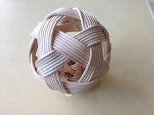 Bola de ratán de alta calidad para decoración y muebles de bola de ratán artesanales al por mayor de Vietnam, forma redonda natural, lista para exportación - Product Image 3