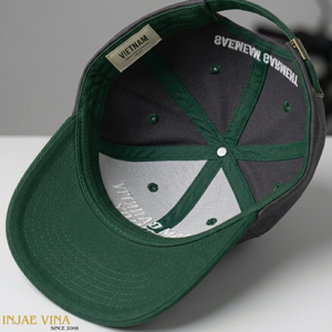Casquette de baseball 5 panneaux personnalisée avec logo OEM ODM, fabriquée au Vietnam, bicolore, haute qualité, structurée, sport, mode, pêche, en toile, snapback - Product Image 5