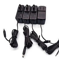 Adaptador de Corriente CA/CC de 12V 1.5A con Enchufe para EE. UU., AU, Reino Unido, Fuente de Alimentación Conmutada de 18W para CCTV, Router, LED y Electrónica