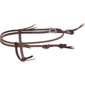 Tachuela de trabajo de cuero Weaver para adultos, banda para la frente con nudo de futuridad, calzones para cabeza, brida de caballo de cuero con herramientas florales Premium - Product Image 4