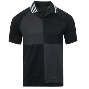 Polo de marca de moda europea para hombre, camisa de verano Jacquard, Color sólido, manga corta, cuello vuelto, negocios informales - Product Image 1