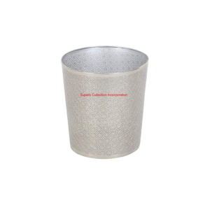 Unique Decorative Stainless Steel Perforated Metal Dustbin For Home And Office Use Modern Silver Waste Basket <strong>Excellent</strong> Price - Product Image 1