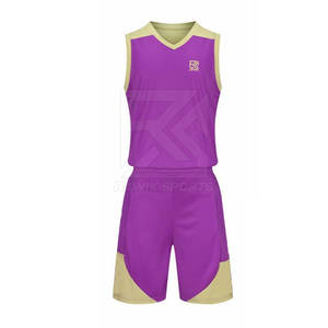 เครื่องแบบบาสเก็ตบอลระบายอากาศได้ดีชุดกีฬาบาสเก็ตบอลคุณภาพดี - Product Image 1