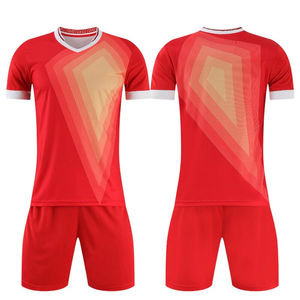 ชุดฟุตบอลทีมคลับแบบยูนิเซ็กซ์  ผ้าโพลีเอสเตอร์พิมพ์ลายตามสั่ง กันน้ำ ระบายอากาศ น้ำหนักเบา แห้งเร็ว ระดับมืออาชีพ - Product Image 6