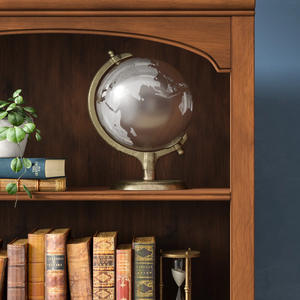 Escultura moderna World Globe Nuevo diseño Interior Metal Mesa Escritorio Globo Pulido Técnica Vajilla Producto - Product Image 4