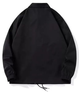 แจ็กเก็ตกันลมโพลีเอสเตอร์แบบกระดุมแถวเดียวเสื้อลำลองเสื้อ2026โลโก้ตามสั่งขนาดใหญ่พิเศษ - Product Image 4