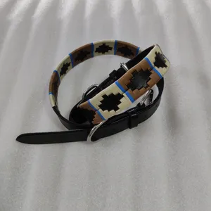 Top Quality Polo Belt Mão-Costurado cinto De Couro Disponível No Último Mercado Preço