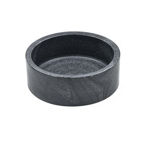 Petit bol de rangement en pierre de marbre noir de conception nordique pour l'hôtel et la décoration intérieure aux prix de gros - Product Image 1