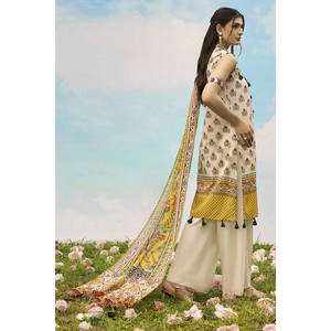 ชุดมุสลิมพิมพ์ลายสไตล์เรียบร้อยสำหรับผู้หญิง 3 ชิ้น ตกแต่งด้วยเพชร ขนาดพลัสไซส์ XS สำหรับใส่ในวันสบายๆ ผลิตตามแบบ ODM พร้อมผ้าคลุมไหล่-SD-52154 - Product Image 4