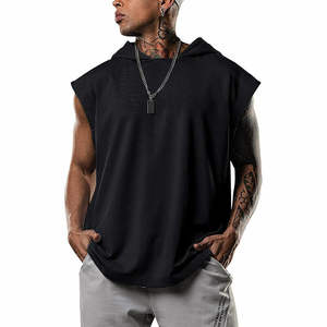 <b>Mens</b> Summer <b>Sleeveless</b> Hoodies Gym <b>Mens</b> Hooded Tank Top Summer <b>Sleeveless</b> Tops Summer <b>Sleeveless</b> Hoodie - Product Image 6
