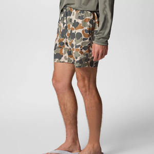 Shorts de bain pour hommes de haute qualité, séchage rapide, en toile tricotée, écologiques, pour la pêche, taille mi-haute, décontractés, respirants - Product Image 4