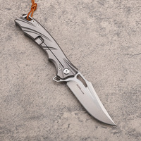 Couteau de poche de survie en plein air en acier M390 de nouvelle conception 2026, OEM et ODM, couteau pliant EDC avec manche en alliage de titane TC4