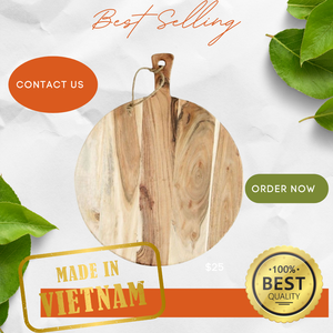 Usine en gros personnalisé planche à découper en bois blocs à découper en vrac avec Logo pour Restaurant & HHotel fromage pain servant - Product Image 2