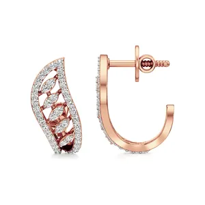 Rose <b>Whisper</b> Diamond Earrings - Product Image 3