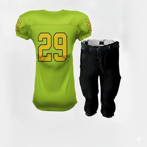 Uniforme de Fútbol Americano Juvenil Personalizado de Alta Calidad, Transpirable, Cosido, Estampado, Jersey y Pantalones de Entrenamiento, Ropa de Equipo, Nivel Profesional - Product Image 2