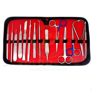 Source d'alimentation manuelle en acier inoxydable de style unique en gros Kit de suture pratique Instruments chirurgicaux médicaux vétérinaires base - Product Image 1