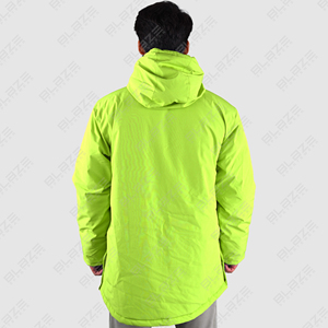 Good Manufacturer Men Puffer Jacket Fully Customized <b>Long</b> Coat <b>Top</b> Trending Anti Wrinkle Zipper Waterproof Windproof Soft Shell - Product Image 3