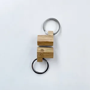 Portachiavi e Moschettoni in Legno Personalizzati Baumhaus, Gadget Promozionali su Misura - Product Image 2