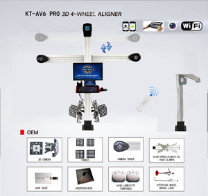 Machine d'alignement de roues Katool compatible avec les élévateurs à 2 colonnes et les élévateurs à ciseaux - AV6 Pro pour instruments de mesure et d'analyse - Product Image 5