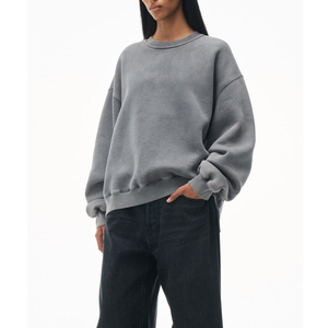 Sweat-shirt décontracté à manches longues et col rond pour femme, coupe ample, prix de gros, sweat-shirt oversize pour femme - Product Image 1