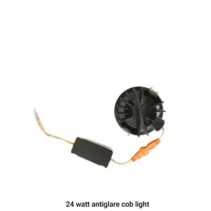 Projecteur COB moderne OEM 24W, anti-éblouissement, encastré dans le plafond, corps en aluminium, approvisionnement en vrac direct en usine, abordable - Product Image 2