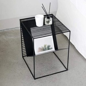 New Design Iron Metal <b>Side</b> Coffee <b>Table</b> <b>Storage</b> Console <b>Table</b> for Living Room Dining or Bedroom Furniture. - Product Image 5