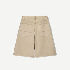 2025 diseño personalizado verano Mujer Pantalones cortos calientes cintura alta Color sólido Mujer Pantalones cortos de mezclilla para mujer Pantalones cortos de mezclilla - Product Image 2