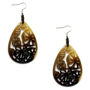 Pendientes de resina únicos color-Block para mujer - Product Image 6