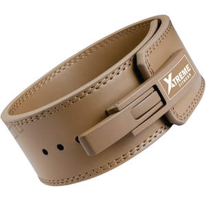 Cinturón de Cuero Vacuno Genuino Transpirable de 10 mm/13 mm de Grosor, Unisex, para Gimnasio, Fitness, Levantamiento de Pesas, Cross-Fit, Entrenamiento, Hebilla de Palanca Resistente - Product Image 6