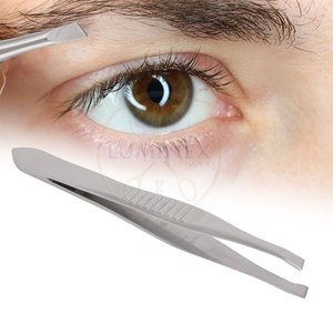 Pince à sourcils à pointe oblique de haute précision pour façonner la pince à sourcils professionnelle avec poignée antidérapante - Product Image 6