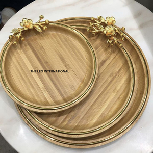 ถาดไม้สำหรับเสิร์ฟอาหารและของหวานสุดสร้างสรรค์สำหรับใช้ในครัวร้านอาหารโรงแรมและบ้าน - Product Image 1