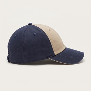 Casquette de baseball unisexe 6 panneaux en sergé color block, réglable, vente en gros, logo personnalisé, haute qualité, OEM ODM, faible MOQ, style Dad Cap - Product Image 4