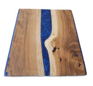 Nouvelles Idées de Produits 2025 Tendances Planche à Découper en Bois d'Acacia pour le Fromage Charcuterie Viande Fruits dans la Cuisine avec Résines Artisanales - Product Image 4