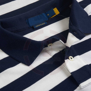 Polos pour hommes de haute qualité décontracté Sport Golf Wear imprimé Polyester coton T-Shirts taille XL vêtements d'été en gros - Product Image 2