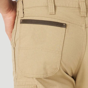 Prix bas Pantalon cargo 100% coton pour hommes Six poches Conception de logo personnalisée Multi poches de haute qualité Pantalon d'extérieur - Product Image 5