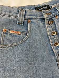 Vintage 90's Denim High Rise Shorts - 27 "Taille - Product Image 2