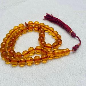 ลูกปัดอำพันอิสลามคอนญักธรรมชาติ Baltic, misbaha Amber beads - Product Image 4