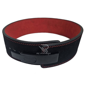 Cinturón de Gimnasio de Cuero Vacuno con Soporte Lumbar Antideslizante y Ecológico, Personalizable con Logotipo, para Levantamiento de Pesas y Powerlifting - Product Image 4