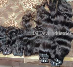 Vente chaude vierge Remy indien Long ruban dans les extensions de haute qualité pour Ombre trame cheveux humains lâche Style de vague profonde - Product Image 1