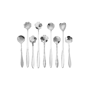 ชุดช้อนแบนทำขนมสแตนเลสชุดช้อนชา - Product Image 5