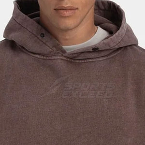 Sudaderas con Capucha Hechas en Pakistán, Transpirables, Sólidas, Casuales, de Invierno, Lavadas al Ácido, Ecológicas, Último Diseño, Alta Calidad, Talla Personalizada para Hombre - Product Image 5