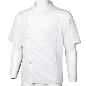Manteaux de chef en coton de confort culinaire Design fonctionnel avec technique de couture Produit d'artisanat en textile et tissu - Product Image 3
