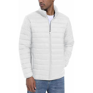 Chaqueta Acolchada Ligera y Transpirable para Hombre, Chaqueta de Invierno Impermeable y Cortavientos con Cuello Alto, 2 Bolsillos Laterales, Personalizable - Product Image 2