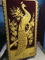 Karpet buatan tangan India karpet Zari Jewel tradisional menenun Semi batu mulia HARGA TERBAIK kualitas