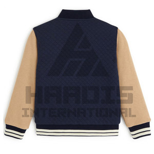 Meilleure veste Varsity pour hommes au meilleur prix de vente | Veste universitaire pour hommes de couleur bicolore avec broderie personnalisée - Product Image 5