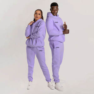 ชุดวอร์มใส่ได้ทั้งชายและหญิงชุดวอร์ม2ชิ้นชุดออกกำลังกายขนแกะเทคออกกำลังกายชุดวอร์มสองชิ้นสำหรับผู้ชาย - Product Image 2