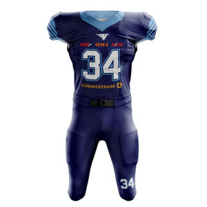 Maillot de football américain de haute qualité pour les jeunes uniformes de football à manches courtes respirants et de grande taille - Product Image 2