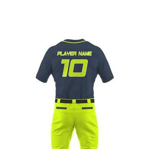 Fabrication professionnelle entièrement sublimé fabriqué sur mesure au Pakistan uniforme de baseball hommes maillot de baseball uniforme de baseball - Product Image 4