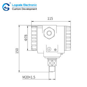 보호형 고압 센서 100MPa 압력 변환기 및 송신기 - Product Image 2