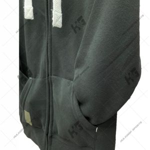 เสื้อฮู้ดผ้าฟลีซพิมพ์ลายโลโก้ตามสั่ง ปักลาย ระบายอากาศได้ดี สำหรับฤดูหนาว แบบยูนิเซ็กส์ สำหรับนักศึกษา ผลิตจากผ้าฝ้าย 100% - Product Image 3